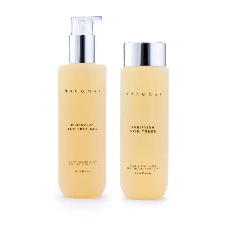 Masqmai Purifying Tea Tree Gel, 200 ml + Masqmai Purifying Skin Toner, 200 ml