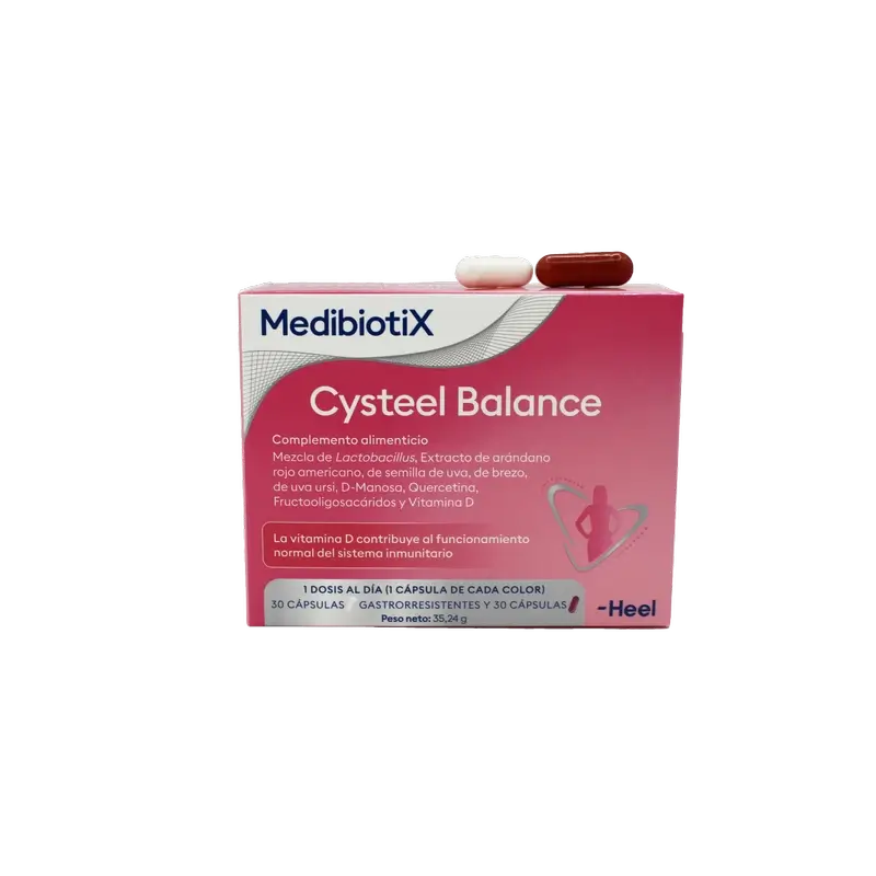 Medibiotix Cysteel Balance Complemento Alimenticio 30 y 30 Cápsulas