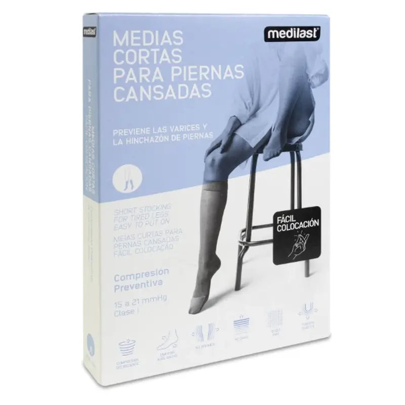 Medilast Media Corta Cp 441BG, Talla Xl