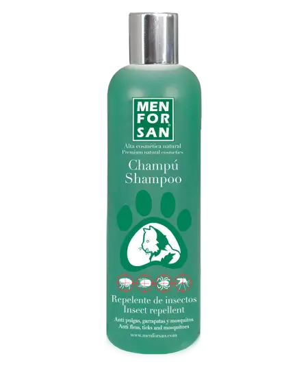 Menforsan Champú Gatos Repelente Insectos con Citronela 300 ml