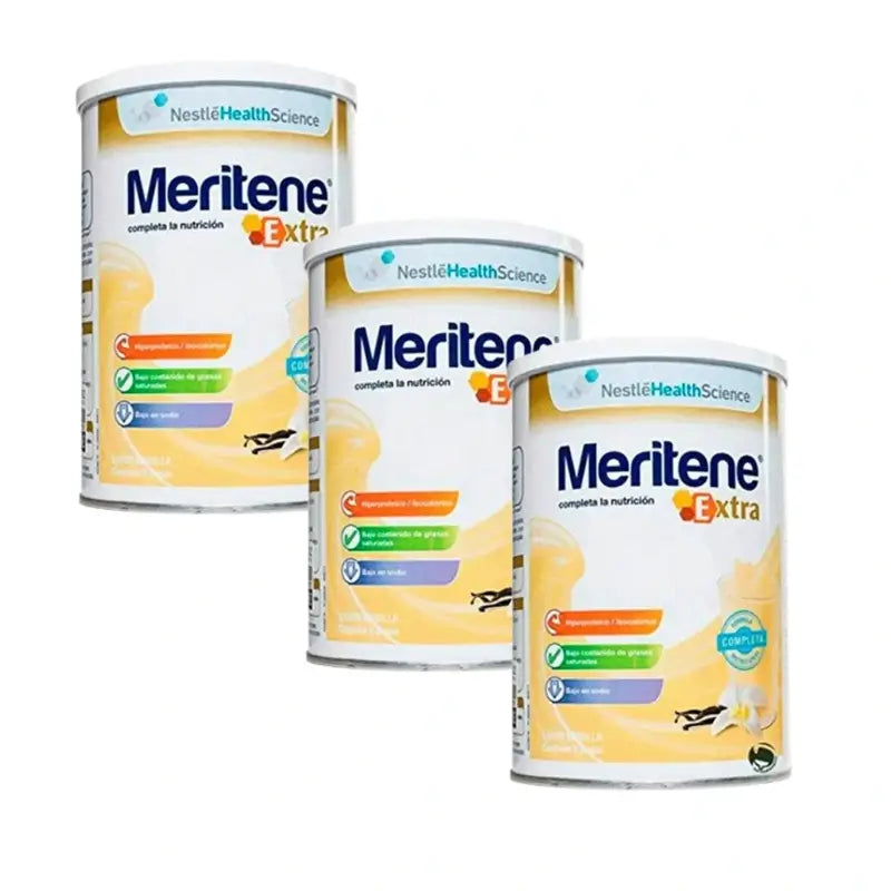Meritene Extra Vainilla, 3X450 Gr