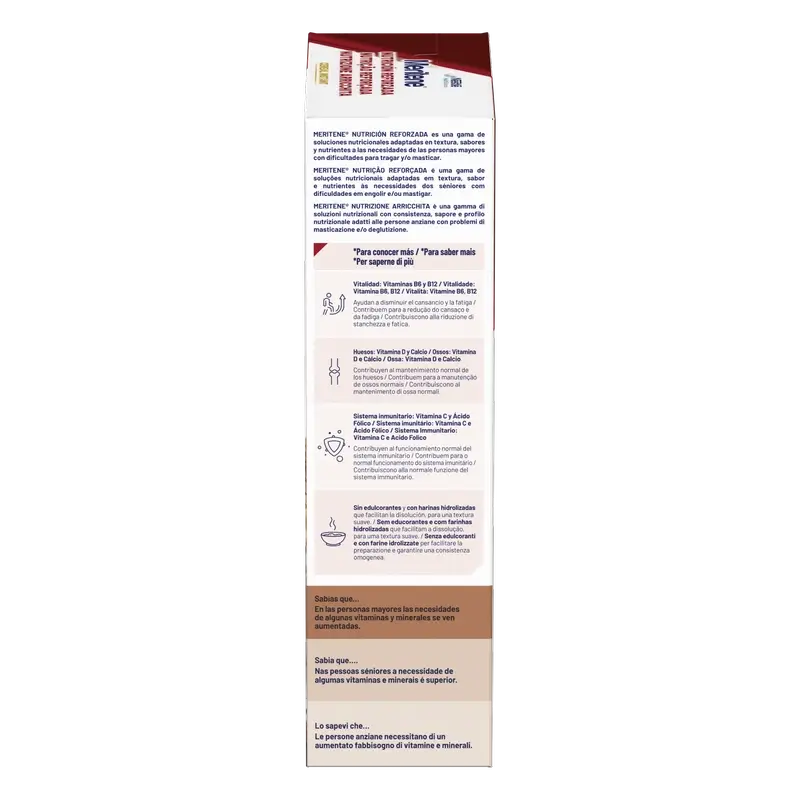 Meritene Nutrición Reforzada Cereal Instant - Cacao , 1 sobre de 520 gr