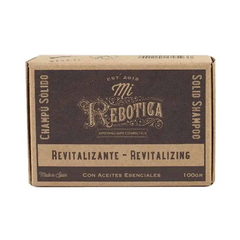 Mi Rebotica Champú SóLido Revitalizante 100 gr Extractos Naturales