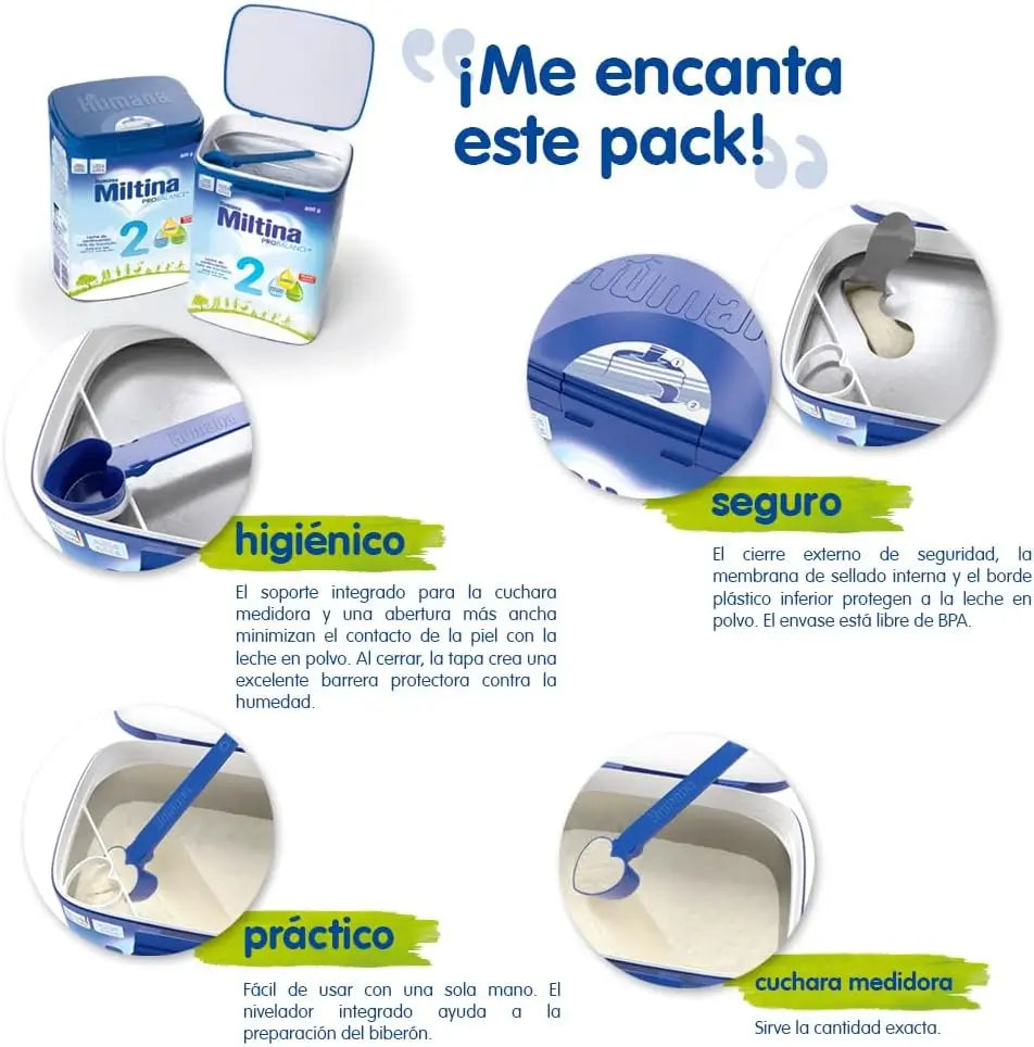 Miltina 2 Probalance Leche de Continuación, 800 gr
