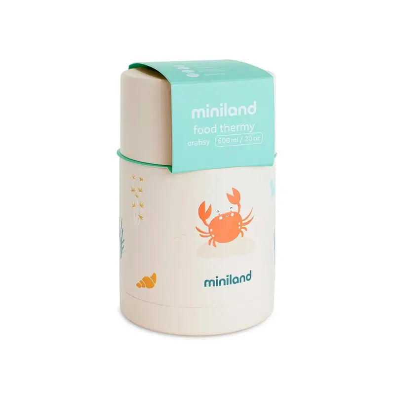Miniland Termo Para Sólidos de 600 ml Crabsy.