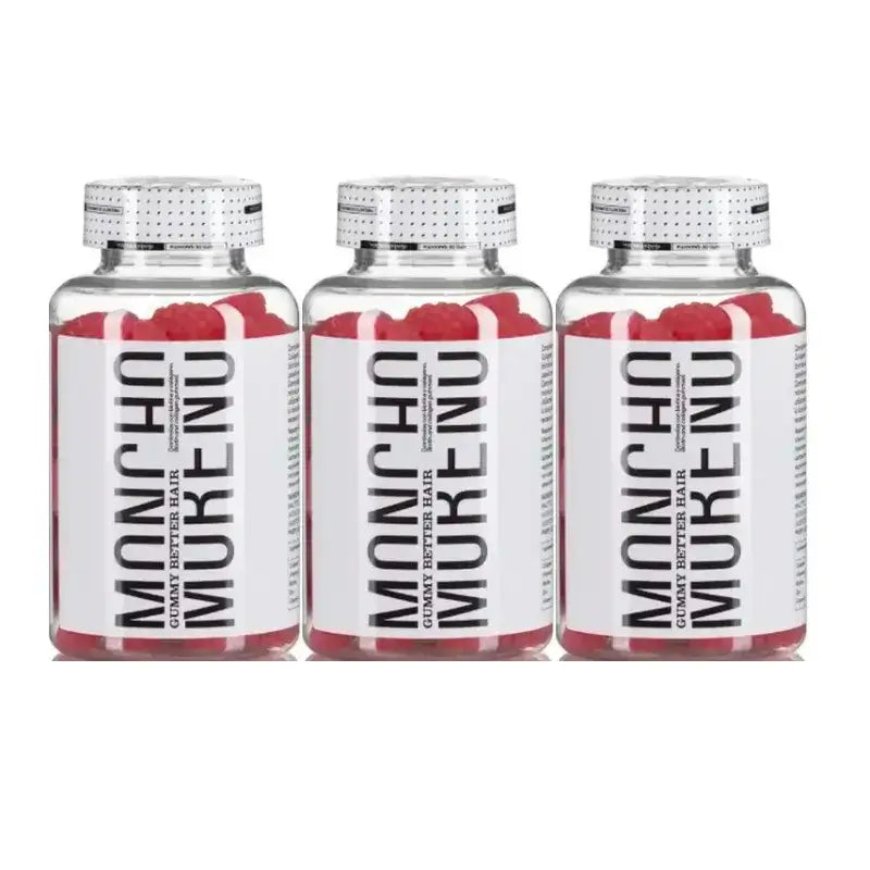 Moncho Moreno Gummys Better Hair, Pack 3 x 60 unidades