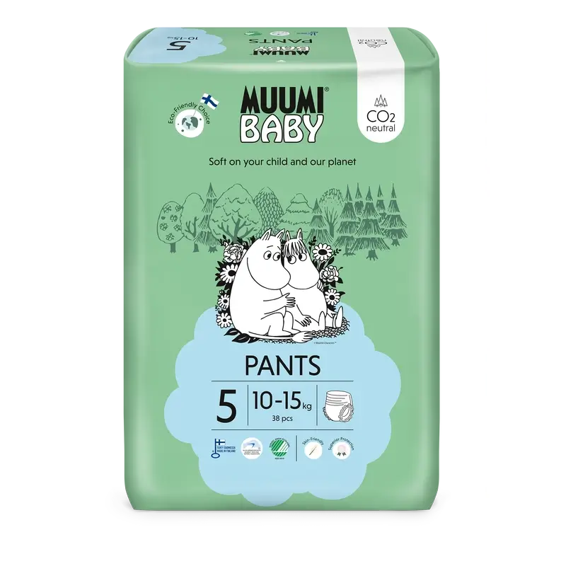 Moomin Baby Pañales de entrenamiento Talla 5 , 38 unidades