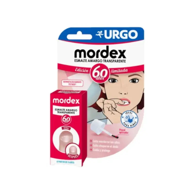 Mordex Esmalte Amargo Transparente - Frasco 9 ml