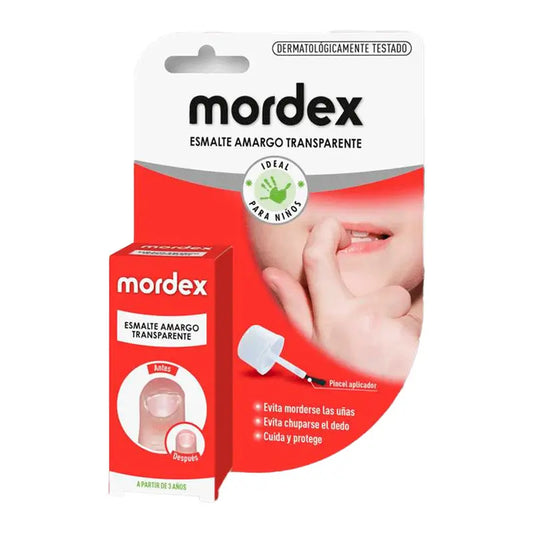 Mordex - Esmalte Amargo Transparente - Frasco 9 ml