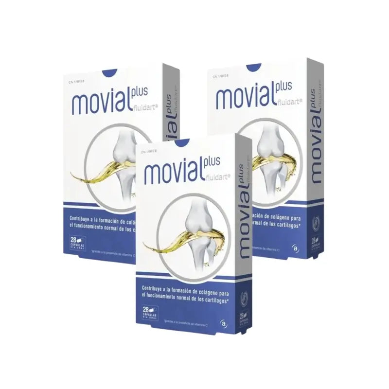 Movial Plus Fluidart Pack 3 x 28 Cápsulas