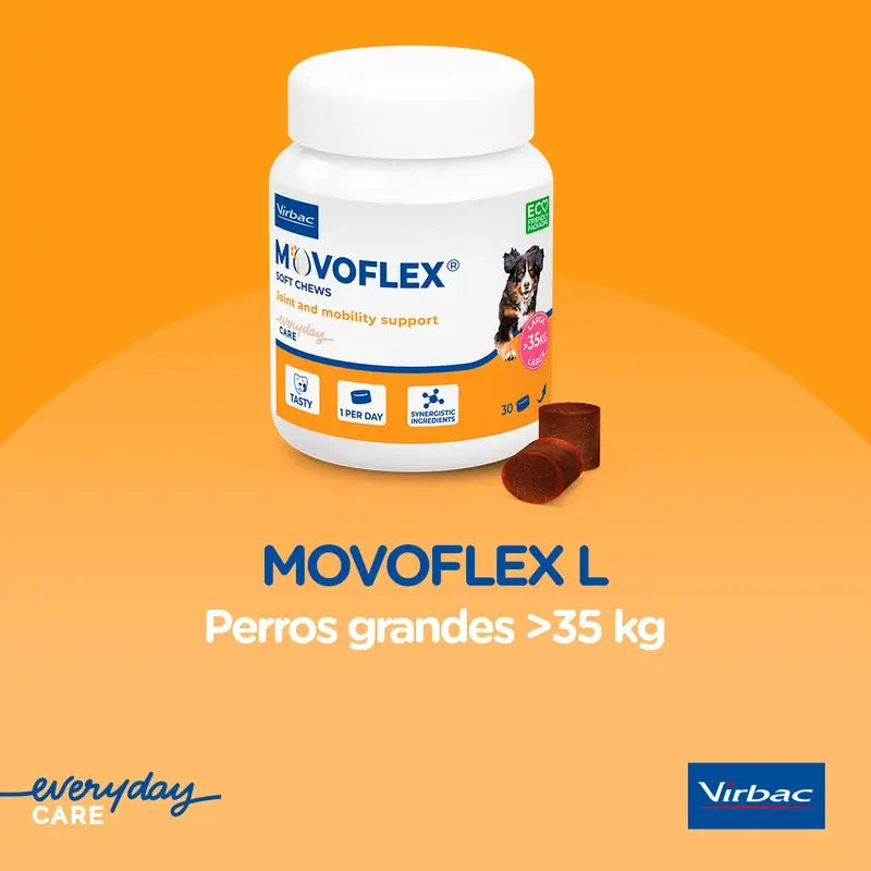 Movoflex Condroprotector Perros Grandes 35 Kg, 30 Comprimidos