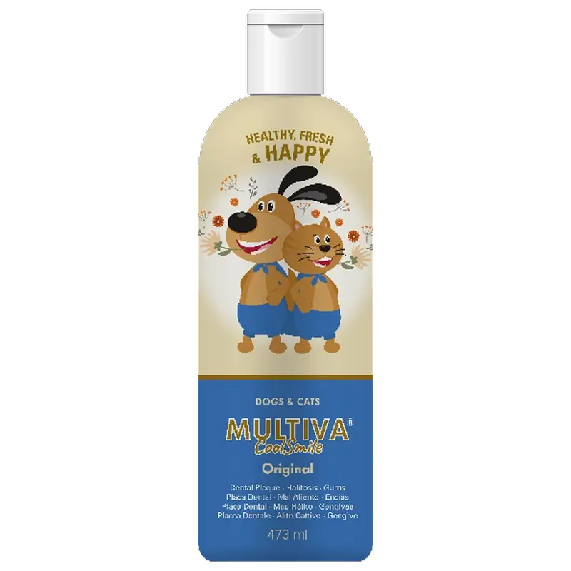 Multiva CoolSmile Original Dogs & Cats Solución Oral, 473 ml