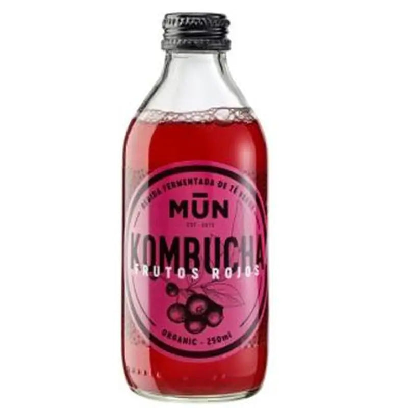 Mun Kombucha Frutos Rojos 250Ml.