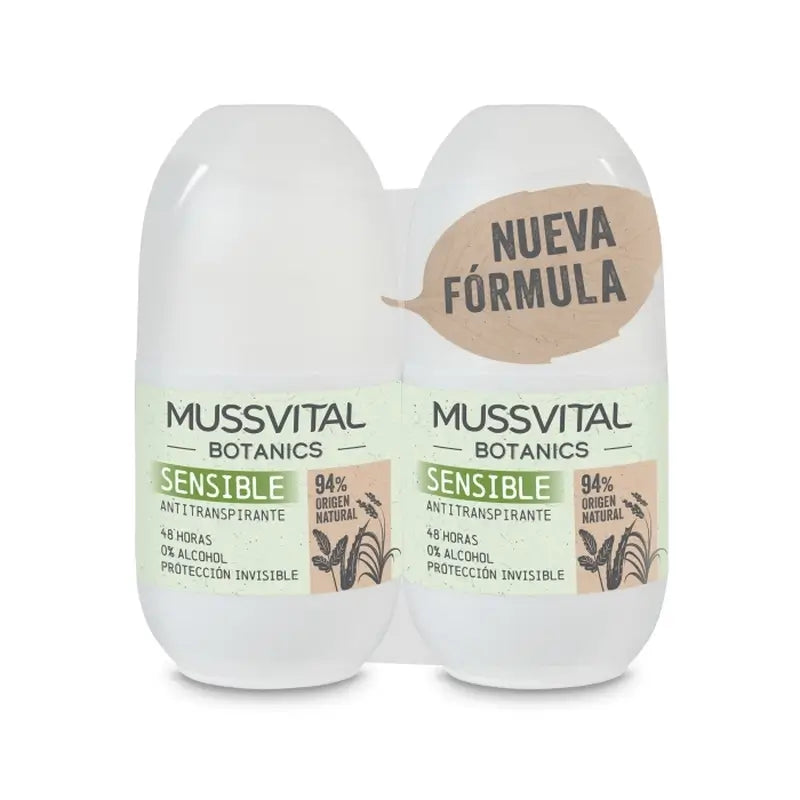Mussvital Botanics Deo Sensible , 2 x 75 ml