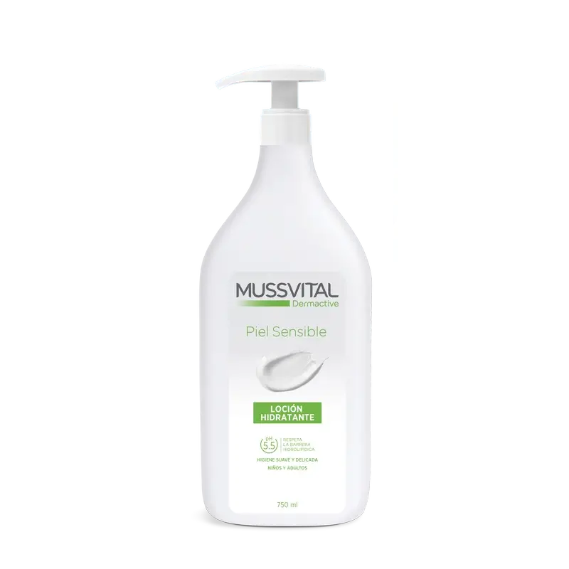 Mussvital Dermactive Loción Hidratante Piel Sensible , 750 ml