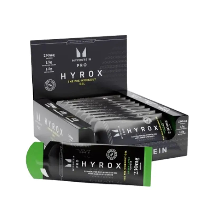 Myprotein Pro X Hyrox - Pre Workout Gel, Manzana Verde, 50 g