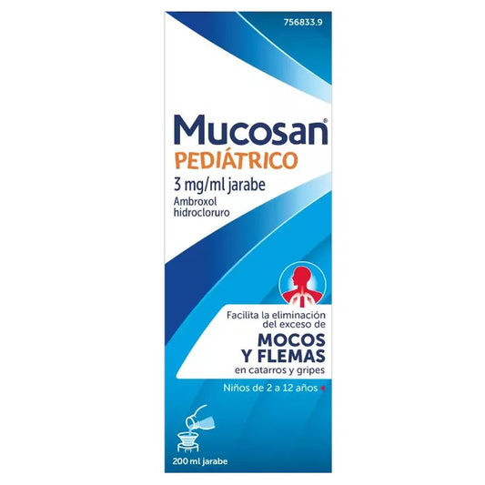 Mucosan Pediatrico 15 Mg/5 ml Jarabe 200 ml