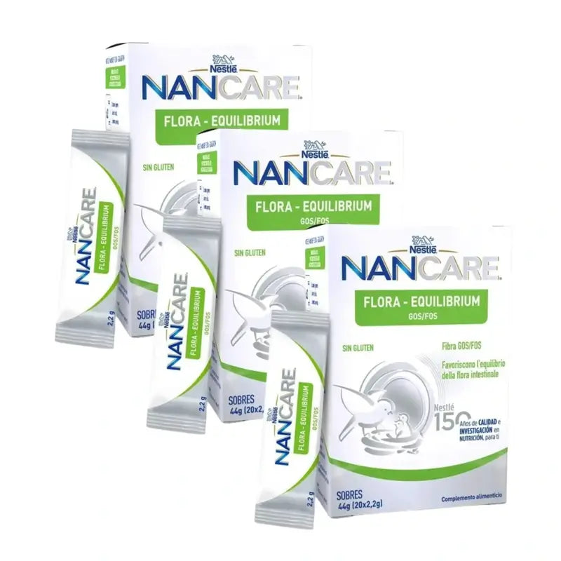 Nancare Flora-Equilibrium, 20X2,2 Gr, Pack De 3