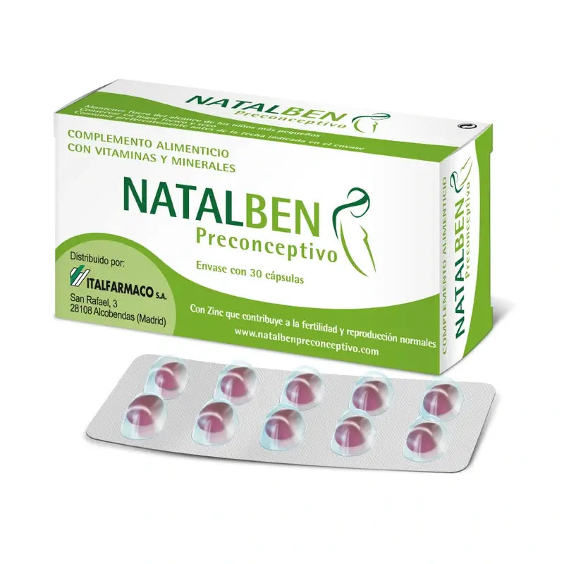 Natalben Preconceptivo, 30 Cápsulas