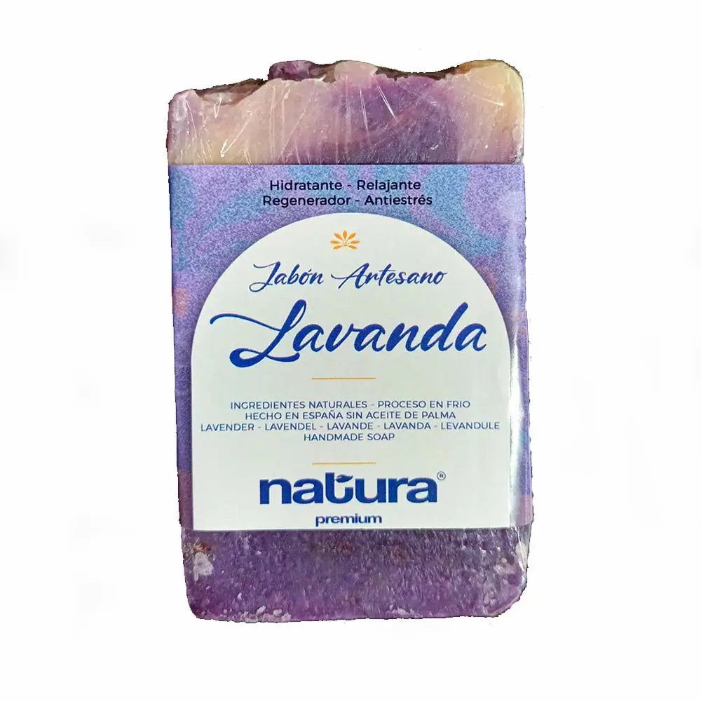Natura Premium Jabon Facial Artesano Lavanda, 107,7 gr