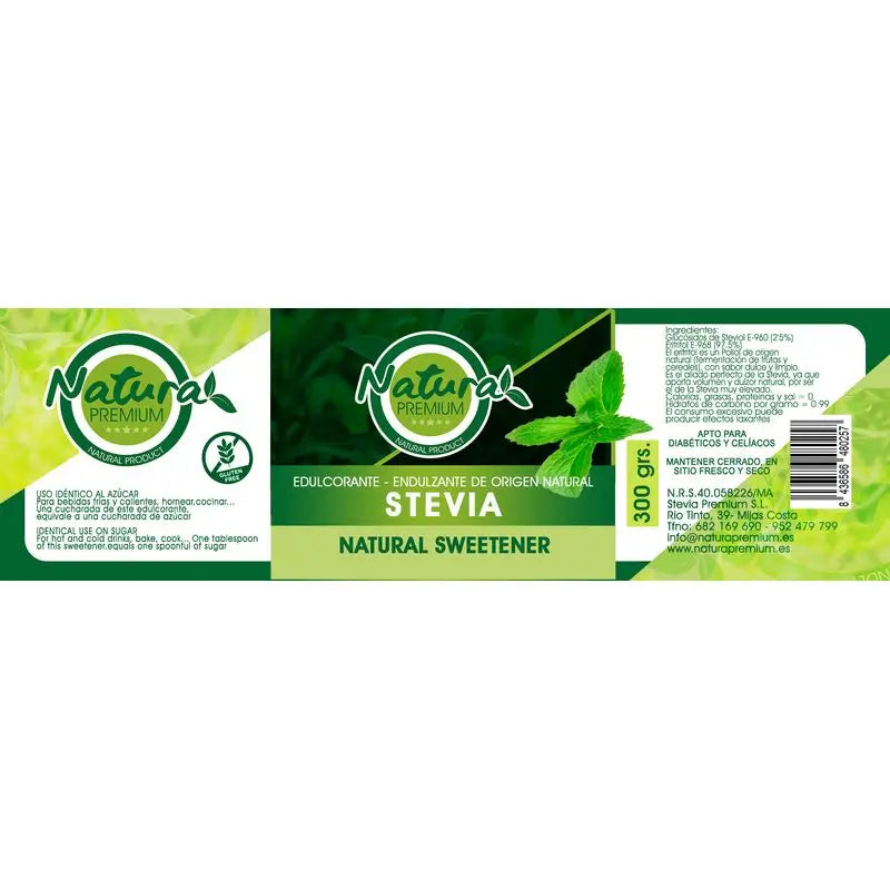 Natura Premium Stevia Endulzante , 300 gr