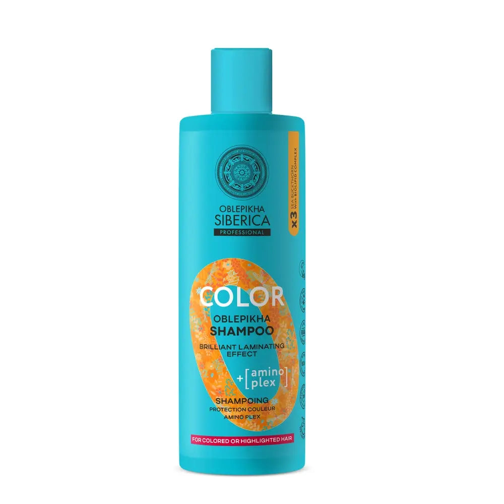Natura Siberica Champú Amino Plex Protector Del Color, 400 Ml