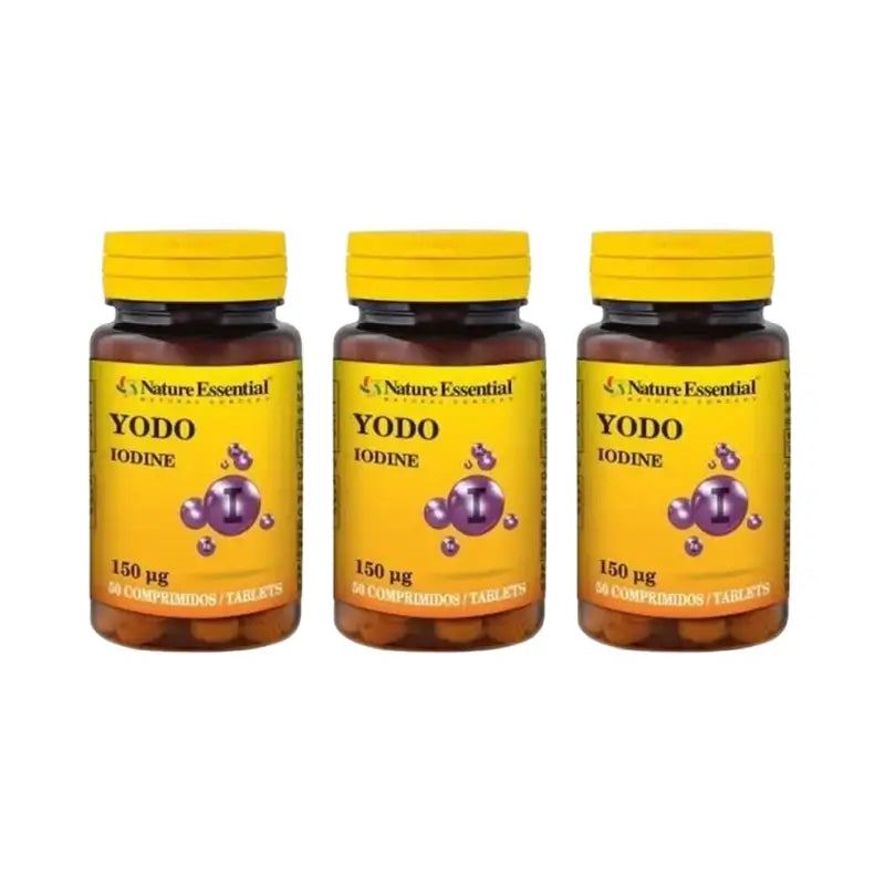 Nature Essential Yodo Pack 3 x 50 comprimidos