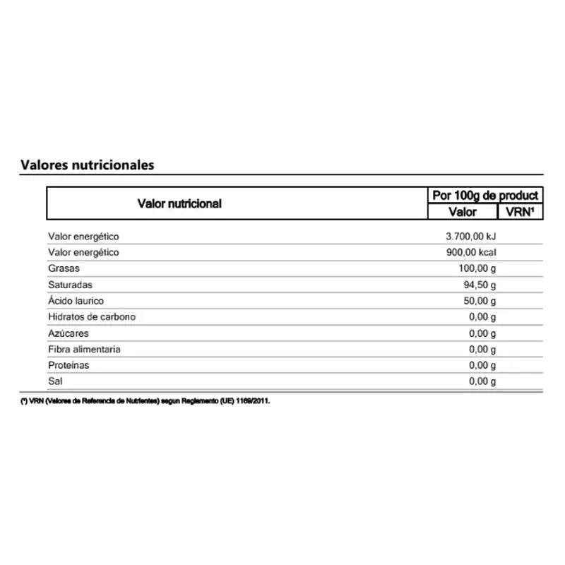 NaturGreen Grasa de Coco Bio 860 ml / 800 g