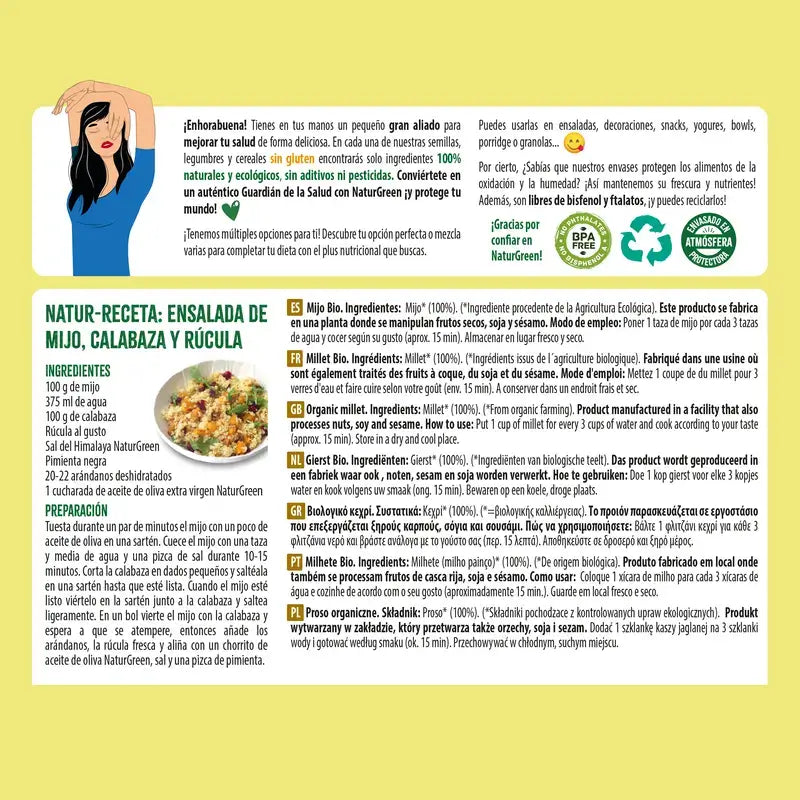 Naturgreen Mijo Bio, 500 g