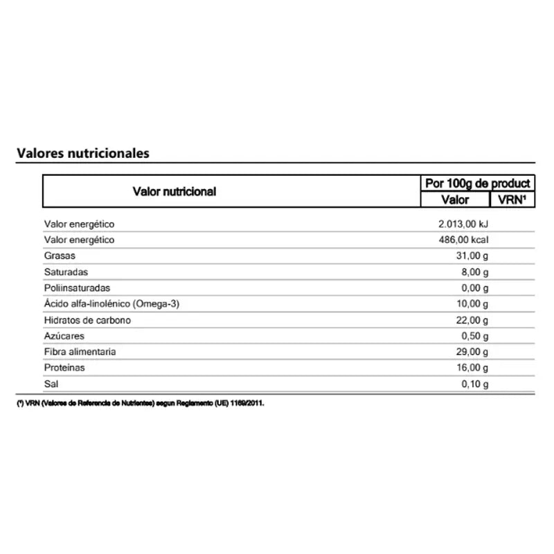 NaturGreen Semillas De Lino, Nibs Cacao Y Aronia Bio 150 g