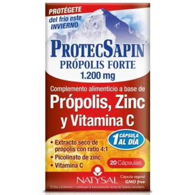 Natysal Protecsapin Propolis Forte 1200Mg. 20Cap.