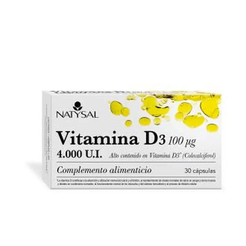 Natysal Vitamina D3 4000Ui 30Cap.