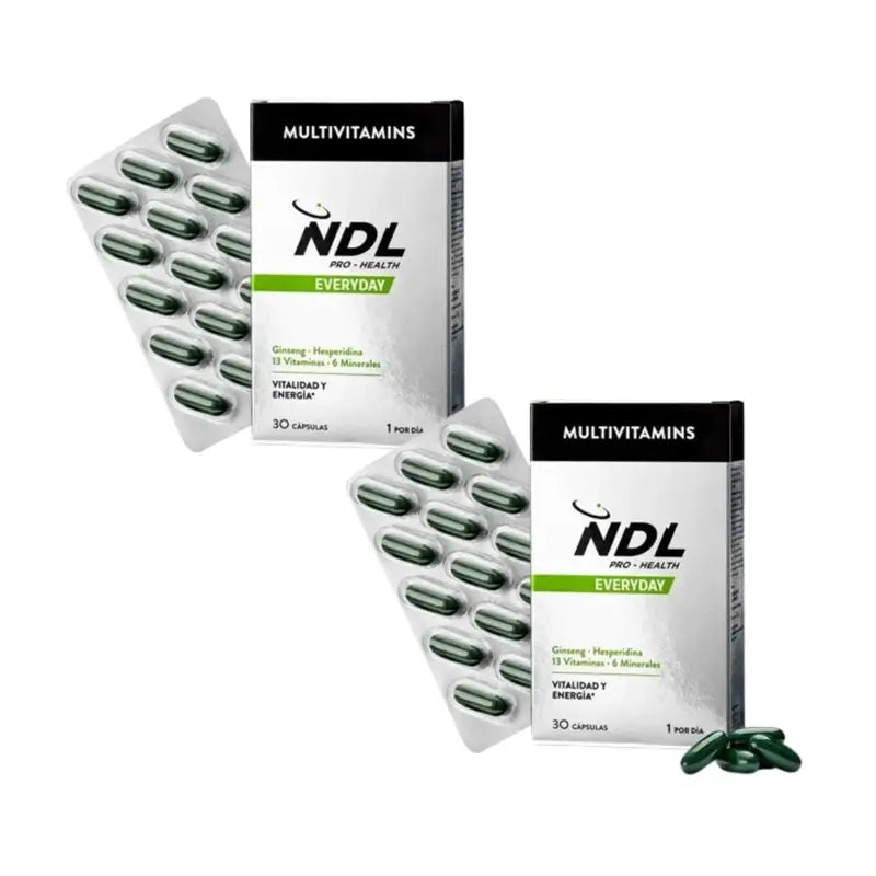 Ndl Pro-Health Ndl Pro-Health Multivitaminas, 2X30 Cápsulas
