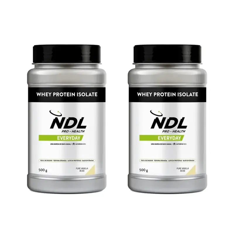 Ndl Pro-Health Whey Protein Isolate – Proteína Isolada, Pure Vanilla Bliss , 2X500 G