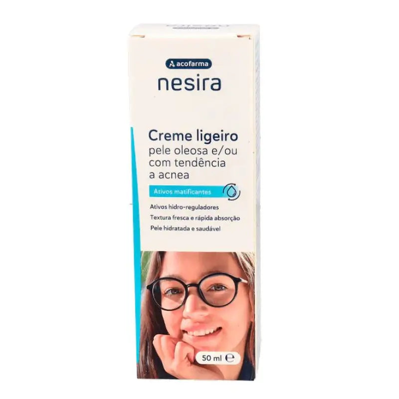 Nesira Crema Facial Hidroreguladora Matificante, 50 ml