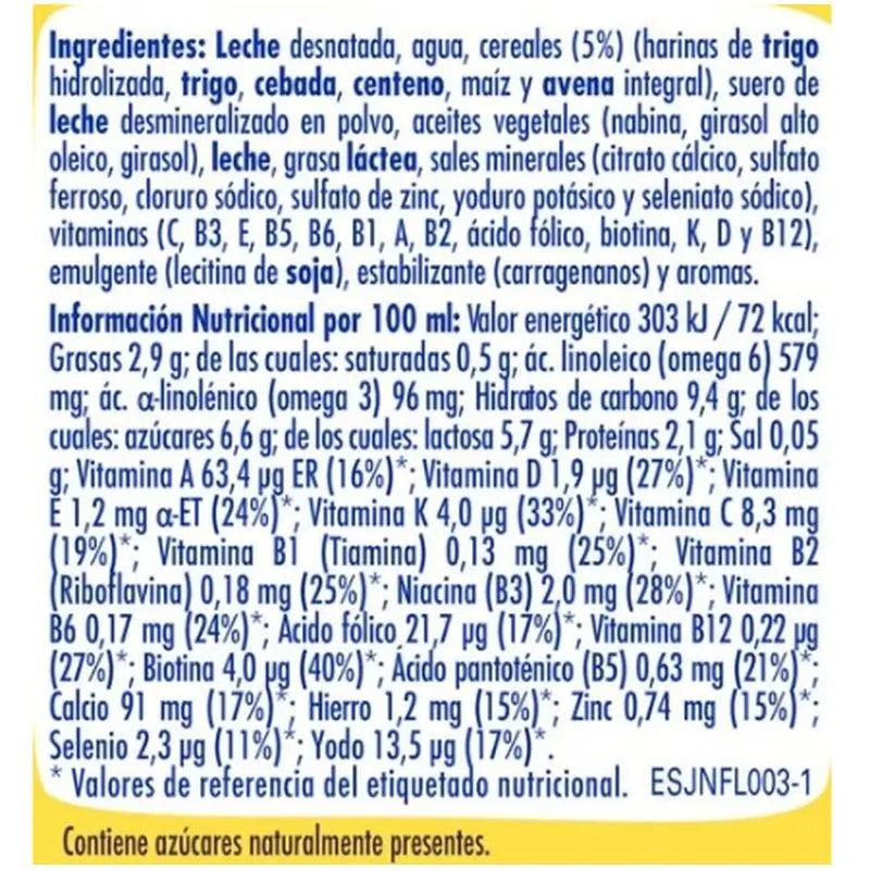 Nestlé Nativa Crecimiento 3 Cereales, 3X180 ml