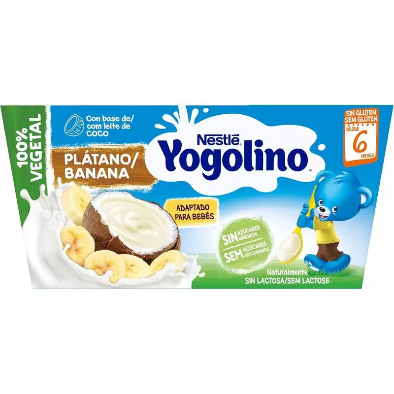 Yogolino Coco Plátano , 4x90g