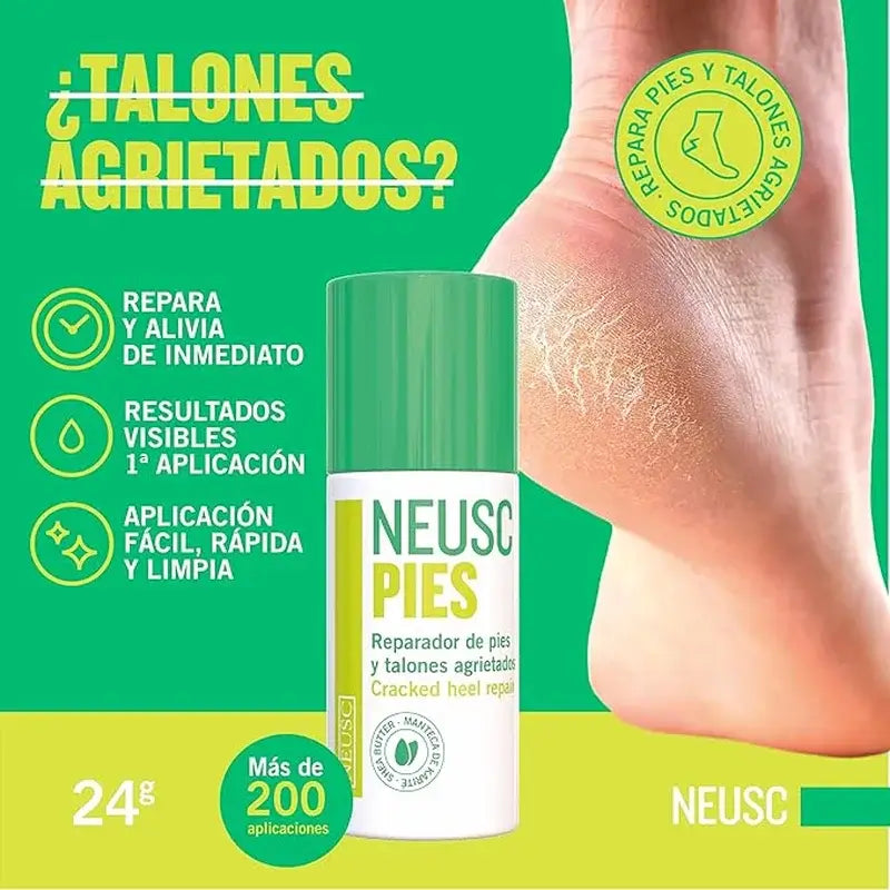 Neusc Pies Stick Reparador Talones Agrietados 24 gr