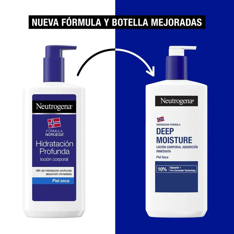 Neutrogena Crema Hidratante Corporal Piel Seca Pack, 2x750 ml