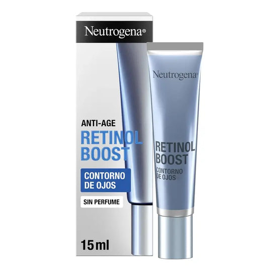 Neutrogena Retinol Boost Crema Contorno de Ojos Antiarrugas, 15 ml