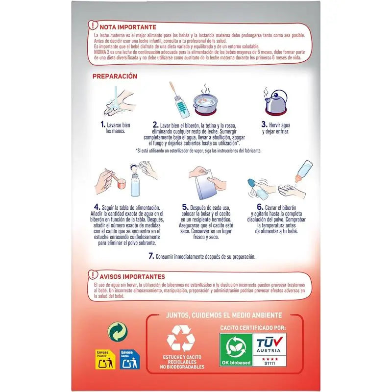 Nestlé Nidina 2, 1200 gr