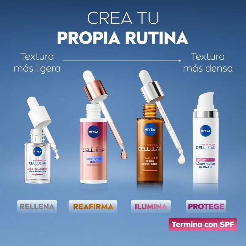 Nivea Hyaluron Cellular Expert Filler Sérum Rellenador Ácido Hialurónico 15Ml