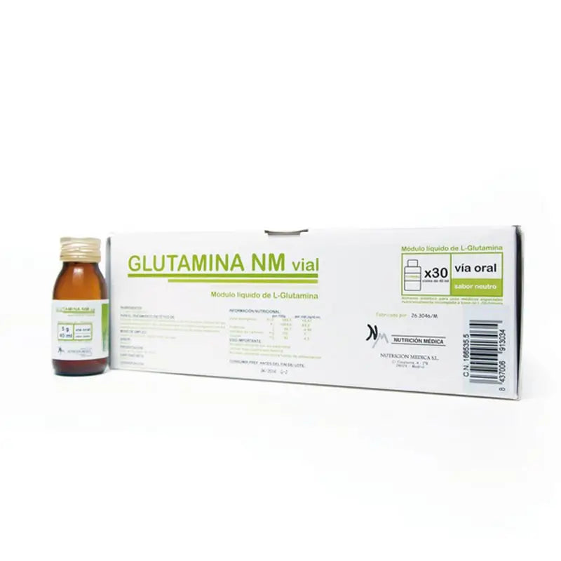 Glutamina NM Vial 5g x 30 viales, Cantabria Labs Nutrición Médica