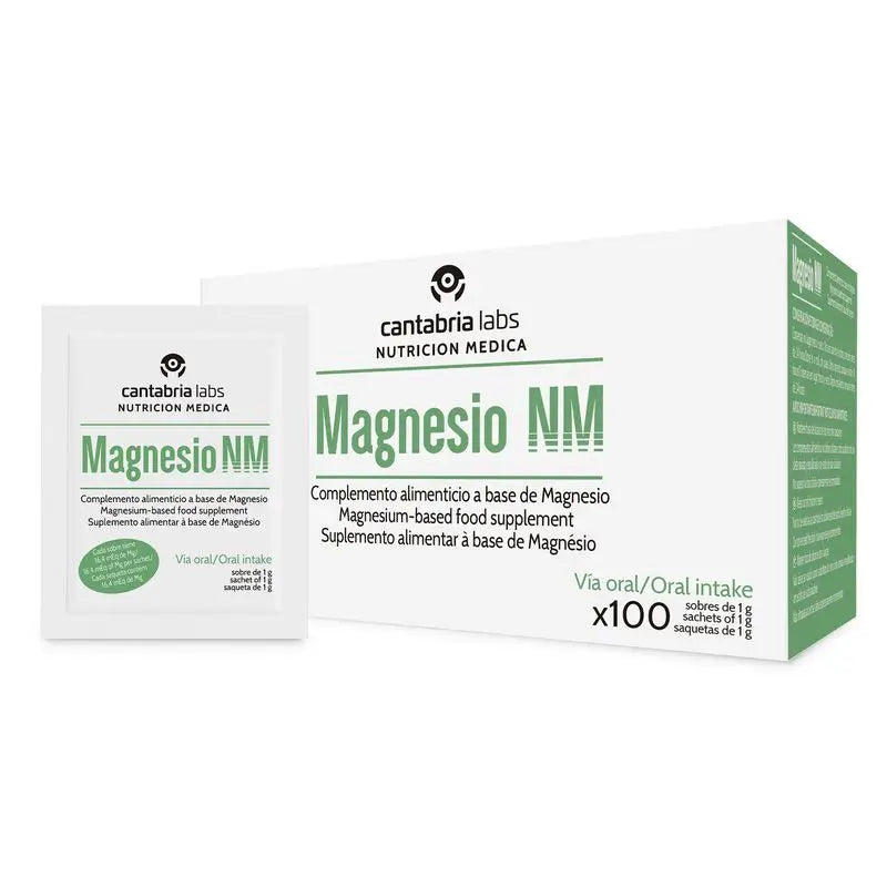 Magnesio NM 1g x 100 sobres, Cantabria Labs Nutrición Médica