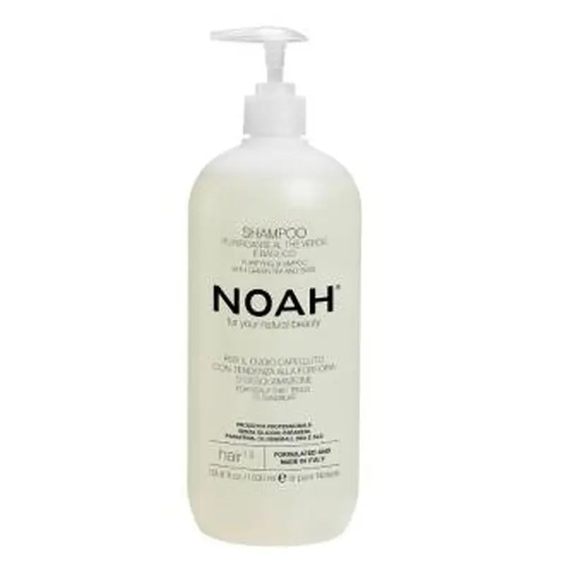 Noah Champu Purificante Con Te Verde Y Albahaca 1000Ml.