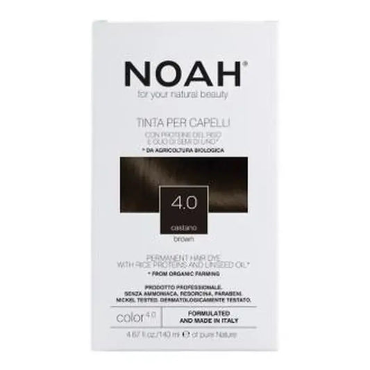 Noah Tinte Capilar Castaño 4.0 140Ml.