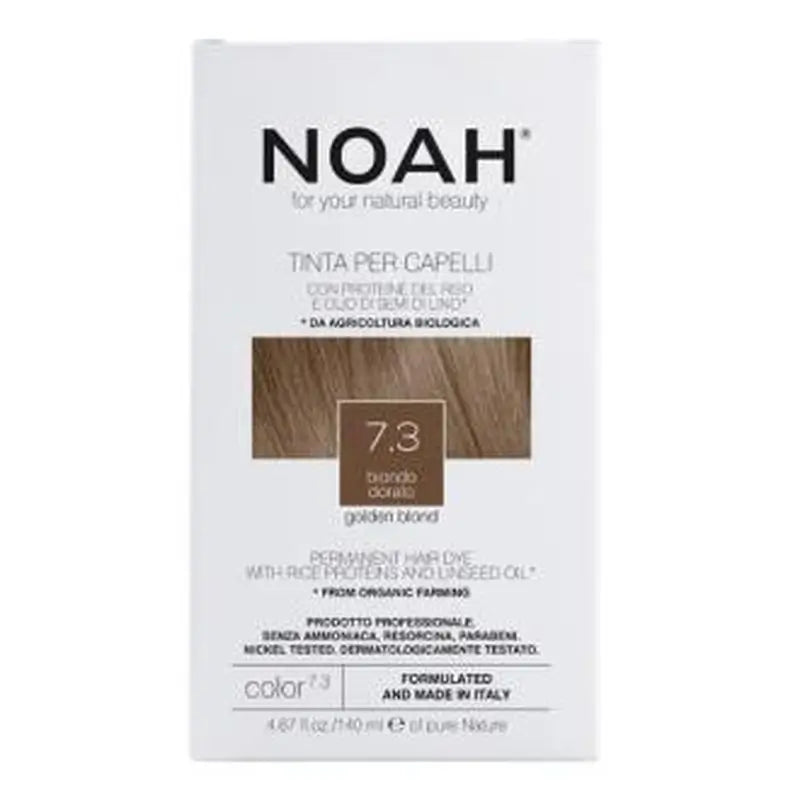 Noah Tinte Capilar Rubio Dorado 7.3 140Ml.