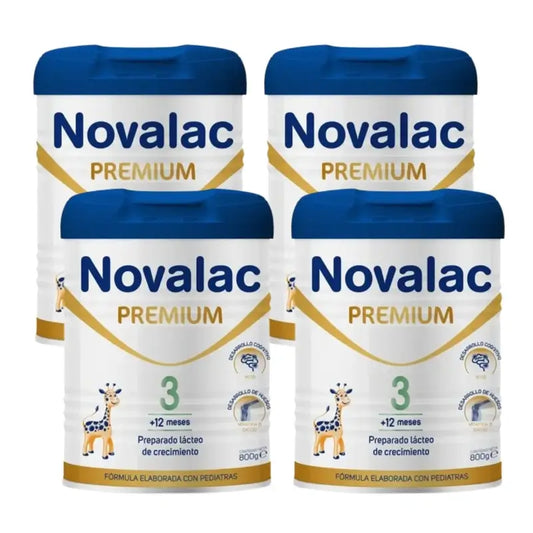 Novalac Premium 3 Leche De Crecimiento, 4X800 Gr