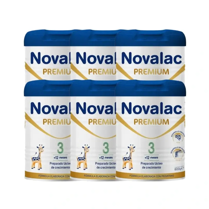 Novalac Premium 3 Leche De Crecimiento, 6X800 Gr