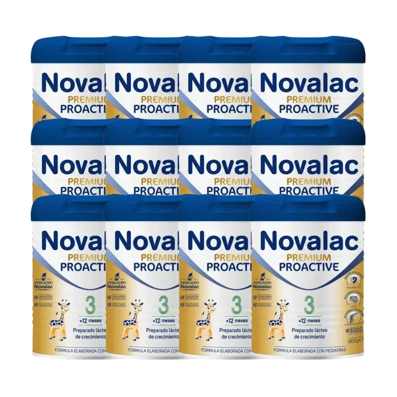 Novalac Premium Proactive 3 Leche De Crecimiento, 12X800 Gr